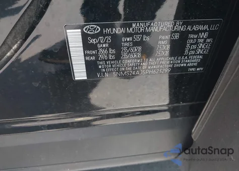 2023 Hyundai Santa Fe Sel from USA, damaged, VIN 5NMS24AJ5PH623299